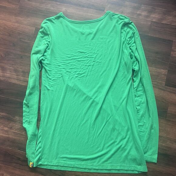 Lot of 2 Wonder Wink Under Scrub Shirts Women's M Long Sleeve Pink Green - Picture 3 of 11